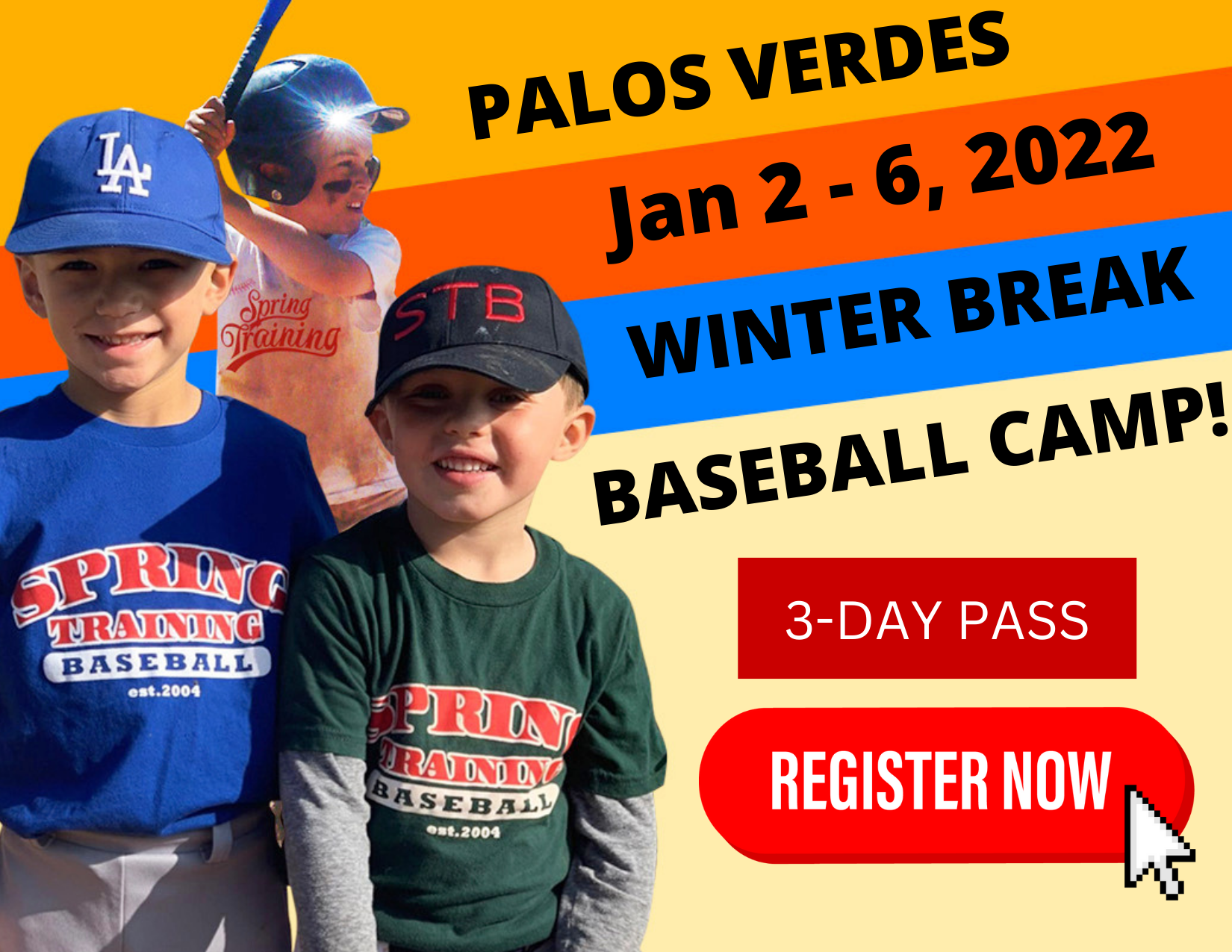 PV Winter Break Camp Jan 2-6 (FULL WEEK PASS) – Spring Training